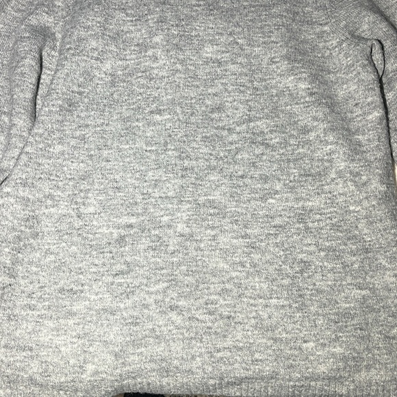 Calvin Klein Gray Ribbed Turtleneck Sweater Dress M - Picture 13 of 15